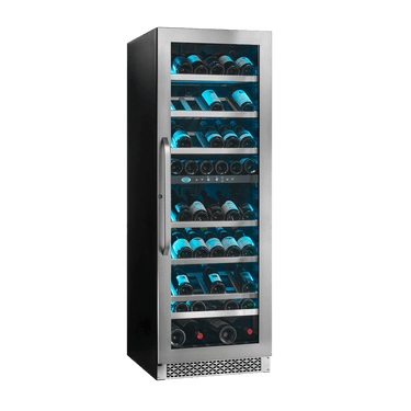 DV-568DSD Stainless Wine Fridge Side View