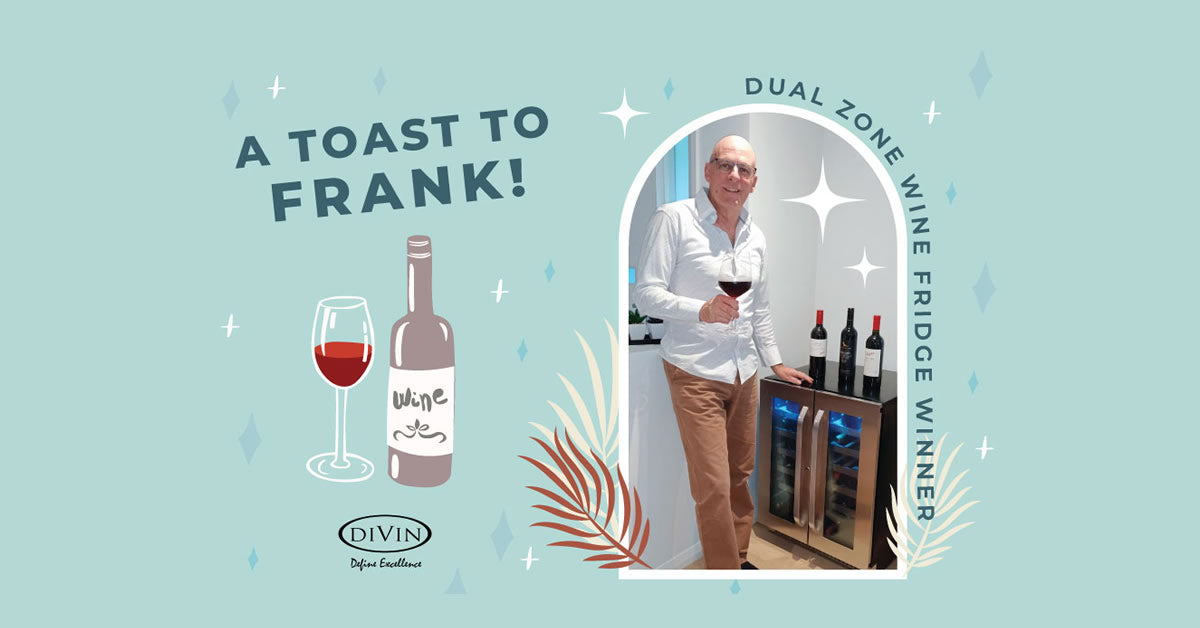 Frank’s Dream Come True: A Dual Zone Wine Fridge Win at the Good Food and Wine Show