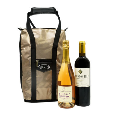 Goldtail & Black Wine Bag