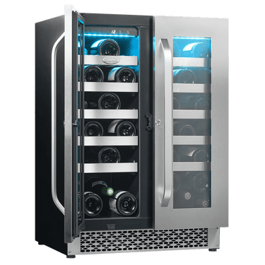 DV-525DS Double-Door Dual-Zone Wine Fridge