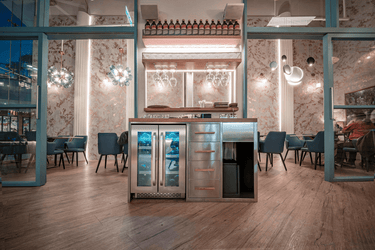 DV-525DS Built-in Cabinet in a Family Restaurant